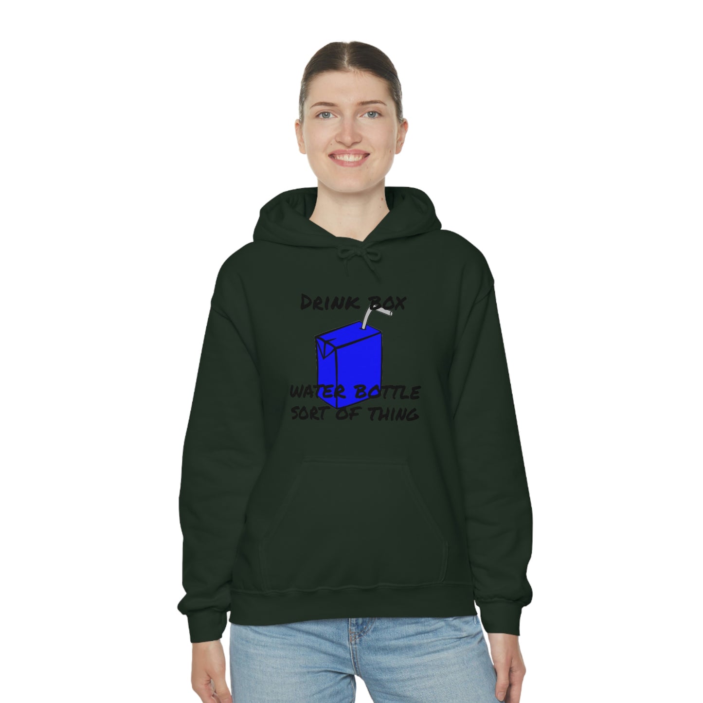 Drink Box Water Bottle Unisex Heavy Blend™ Hooded Sweatshirt