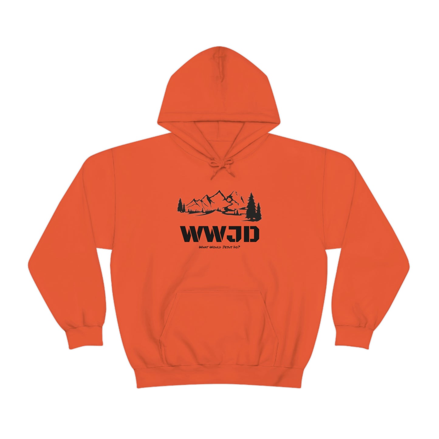 WWJD Unisex Heavy Blend™ Hooded Sweatshirt