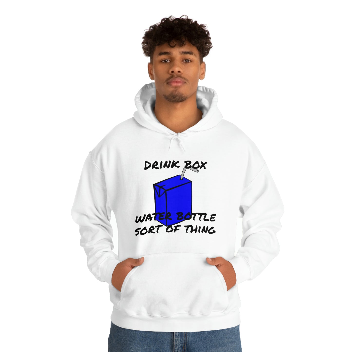 Drink Box Water Bottle Unisex Heavy Blend™ Hooded Sweatshirt