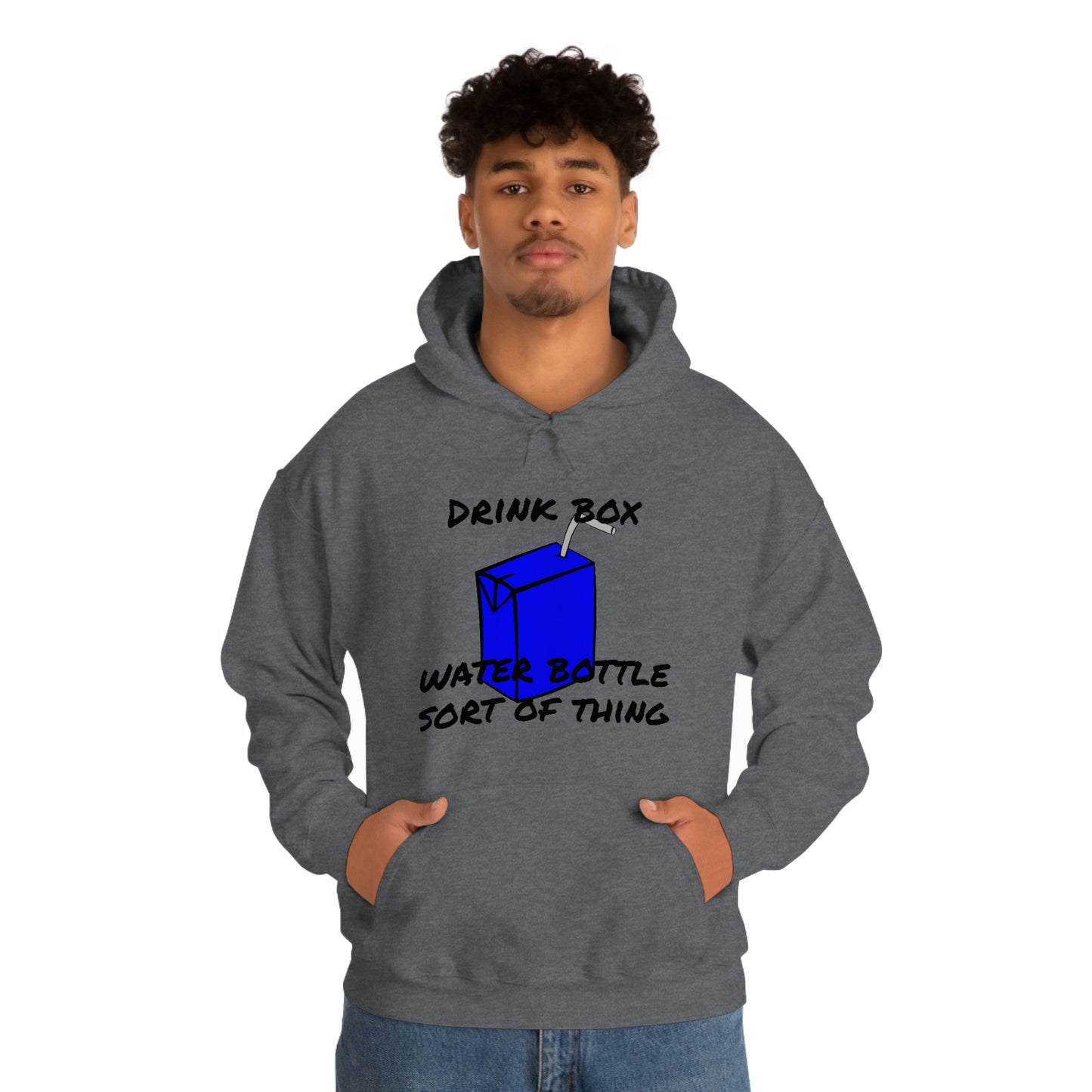 Drink Box Water Bottle Unisex Heavy Blend™ Hooded Sweatshirt