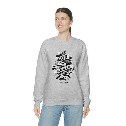 If God Is For Us Unisex Heavy Blend™ Crewneck Sweatshirt