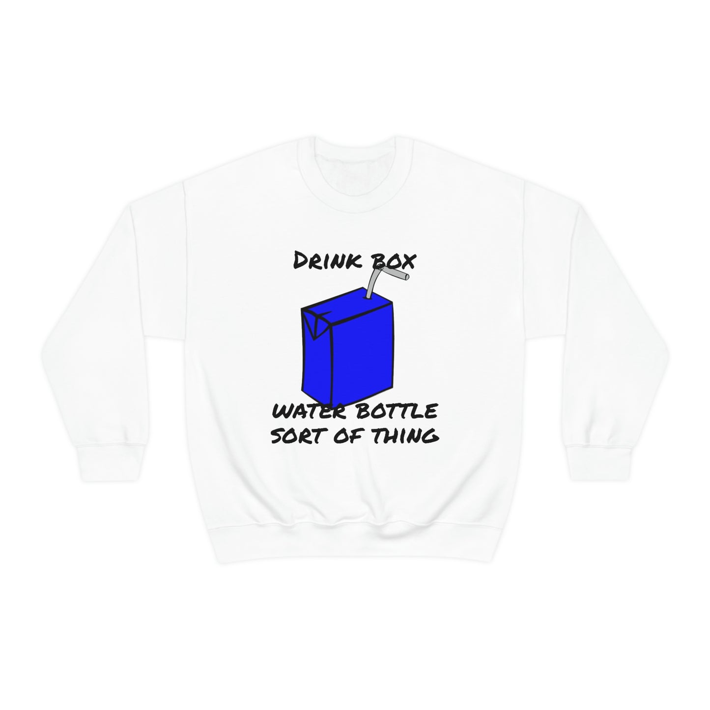 Drink Box Water Bottle Unisex Heavy Blend™ Crewneck Sweatshirt