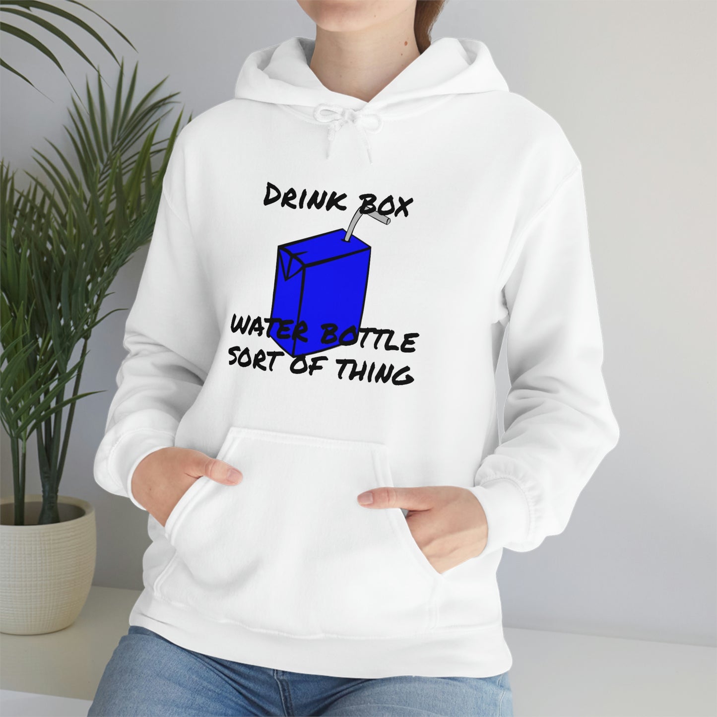 Drink Box Water Bottle Unisex Heavy Blend™ Hooded Sweatshirt