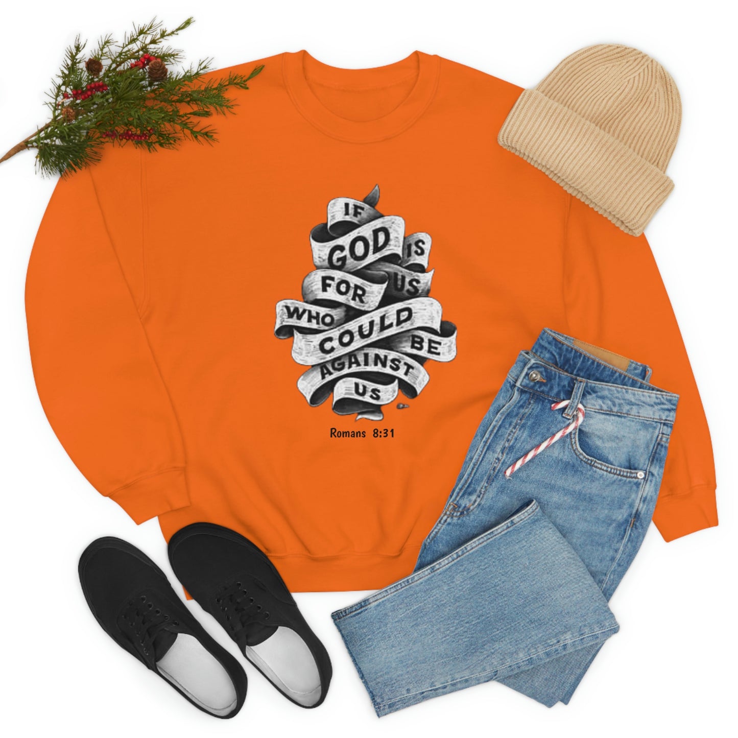 If God Is For Us Unisex Heavy Blend™ Crewneck Sweatshirt