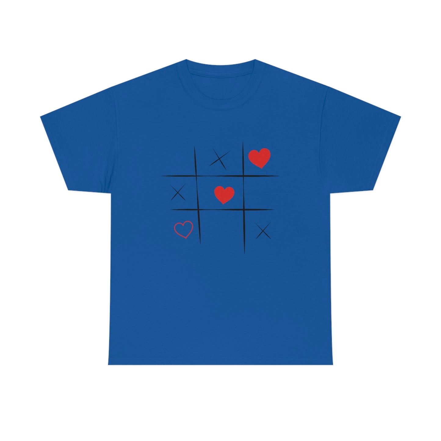 X & Hearts Unisex Heavy Cotton Tee