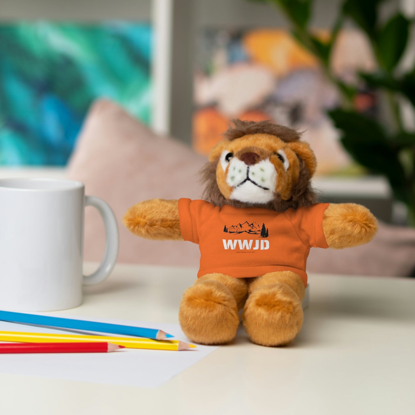 WWJD Stuffed Animals with Tee