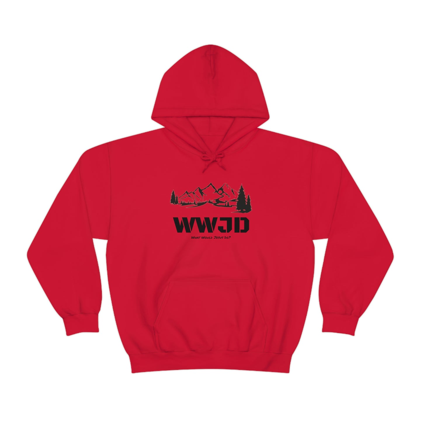 WWJD Unisex Heavy Blend™ Hooded Sweatshirt