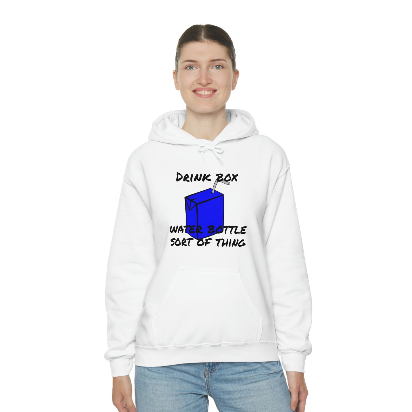 Drink Box Water Bottle Unisex Heavy Blend™ Hooded Sweatshirt