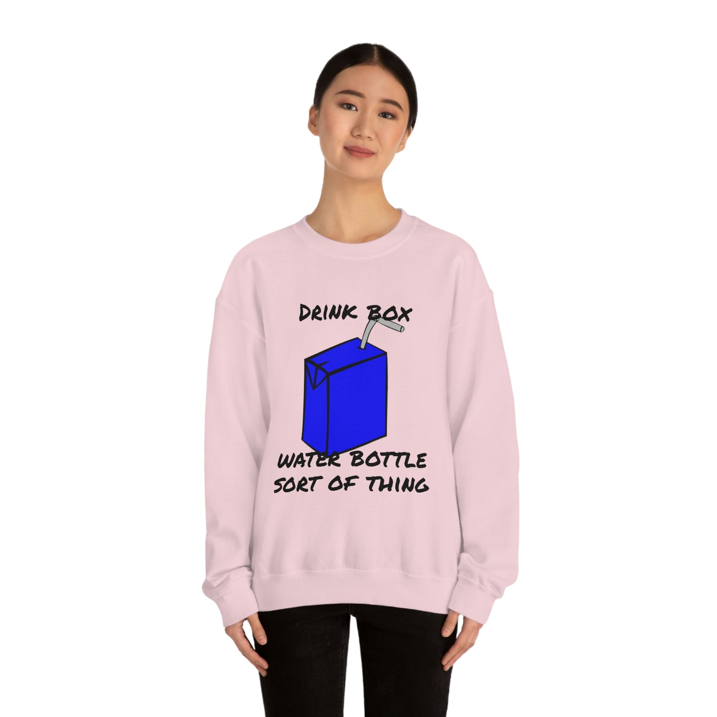 Drink Box Water Bottle Unisex Heavy Blend™ Crewneck Sweatshirt