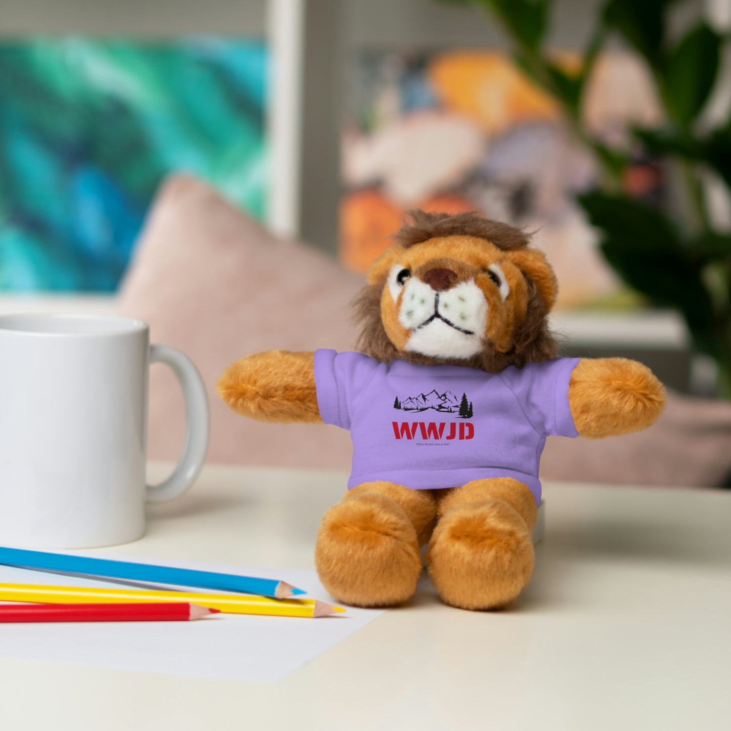 WWJD Stuffed Animals with Tee