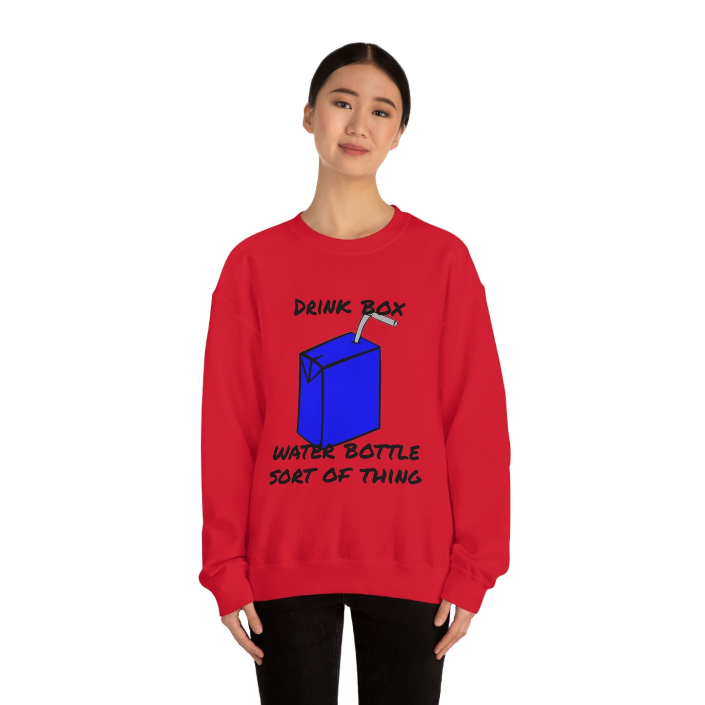 Drink Box Water Bottle Unisex Heavy Blend™ Crewneck Sweatshirt