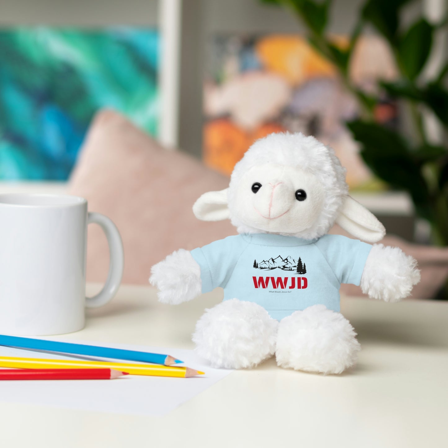 WWJD Stuffed Animals with Tee