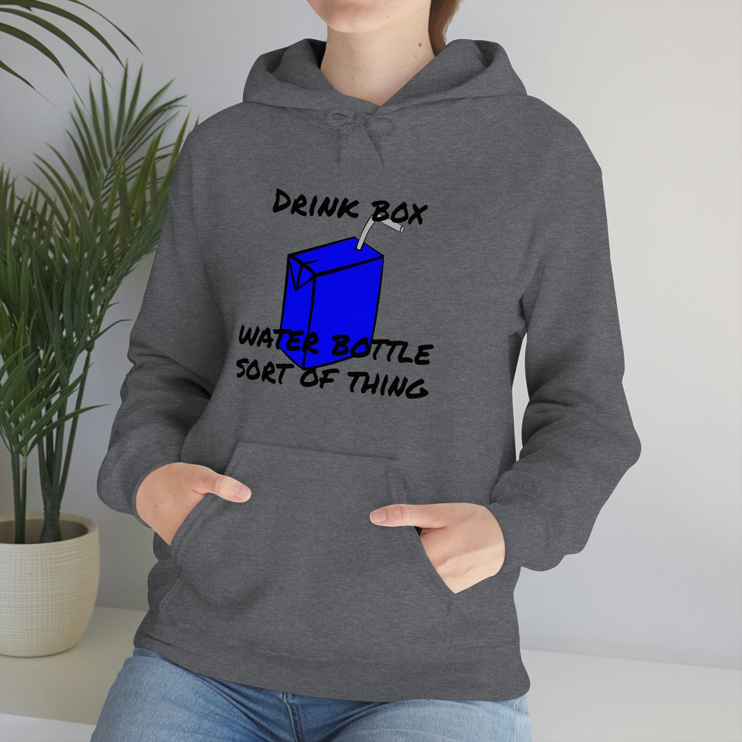 Drink Box Water Bottle Unisex Heavy Blend™ Hooded Sweatshirt