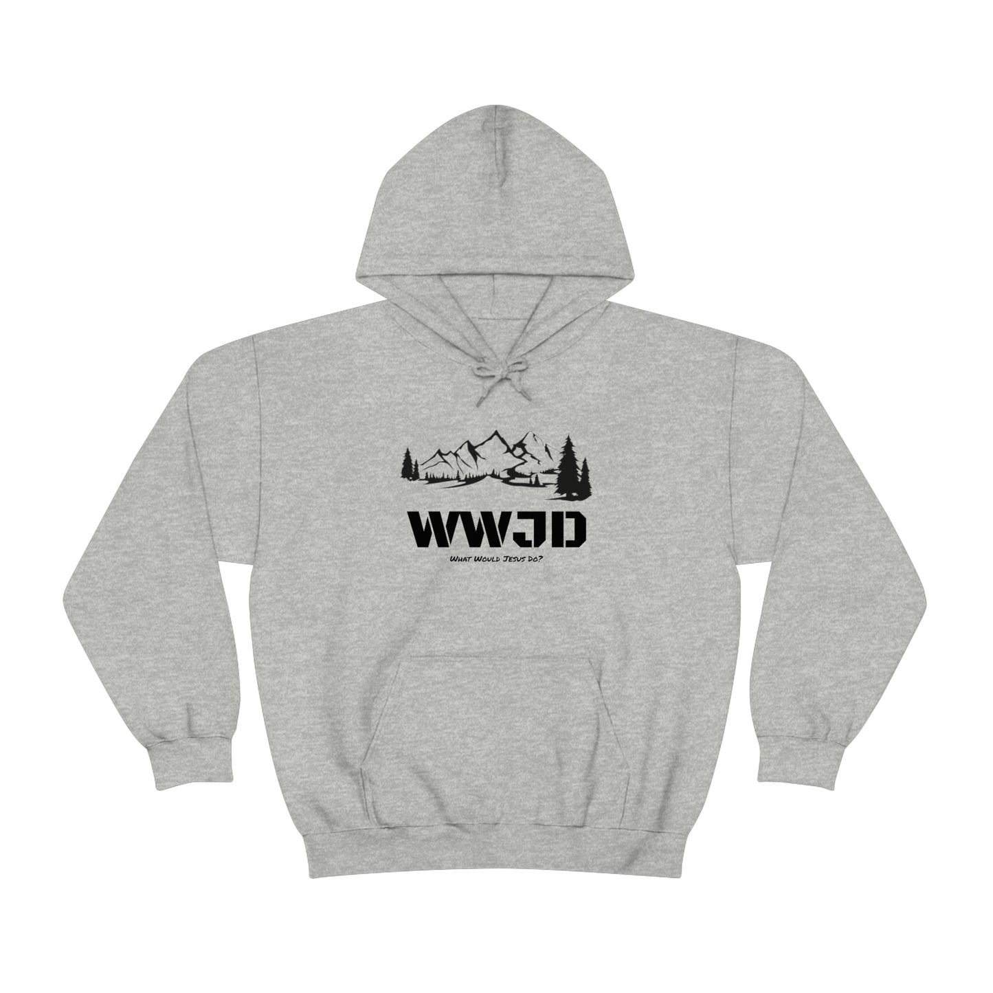 WWJD Unisex Heavy Blend™ Hooded Sweatshirt