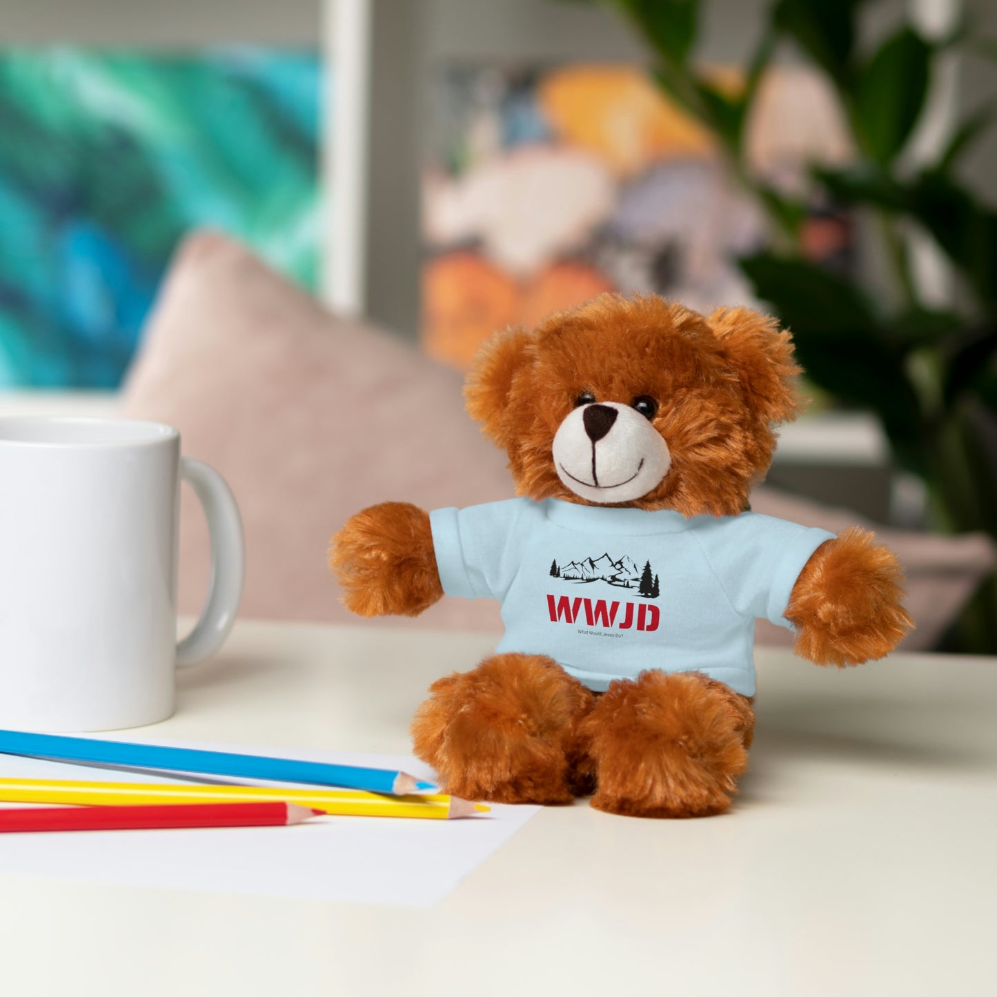 WWJD Stuffed Animals with Tee