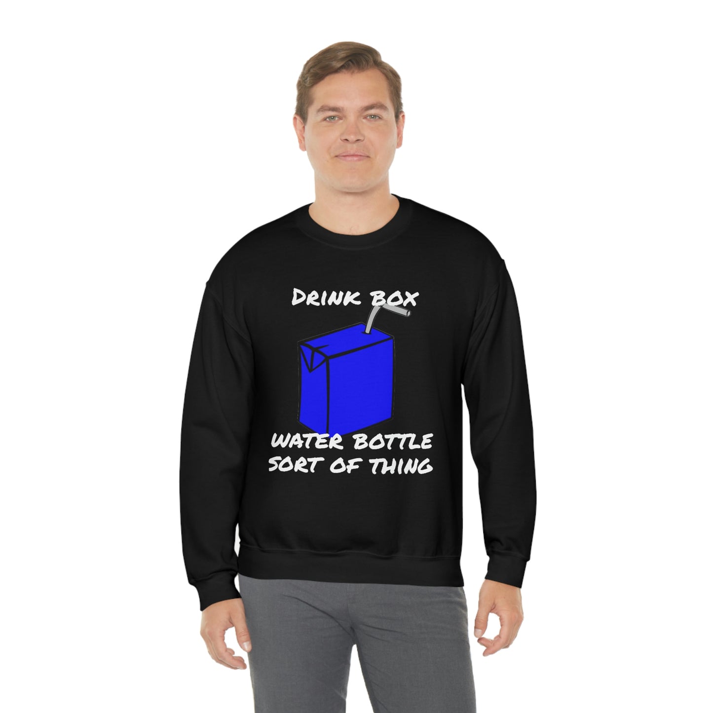 Drink Box Water Bottle Unisex Heavy Blend™ Crewneck Sweatshirt