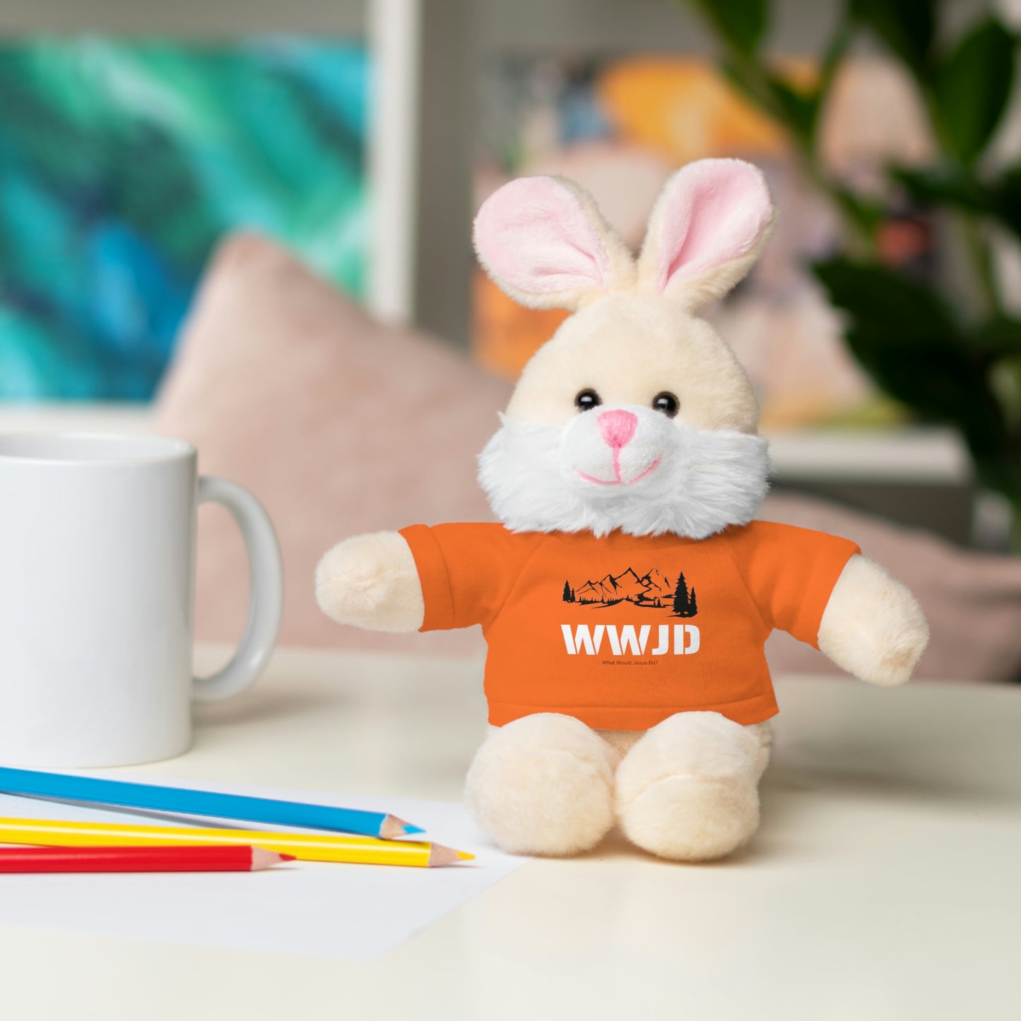 WWJD Stuffed Animals with Tee