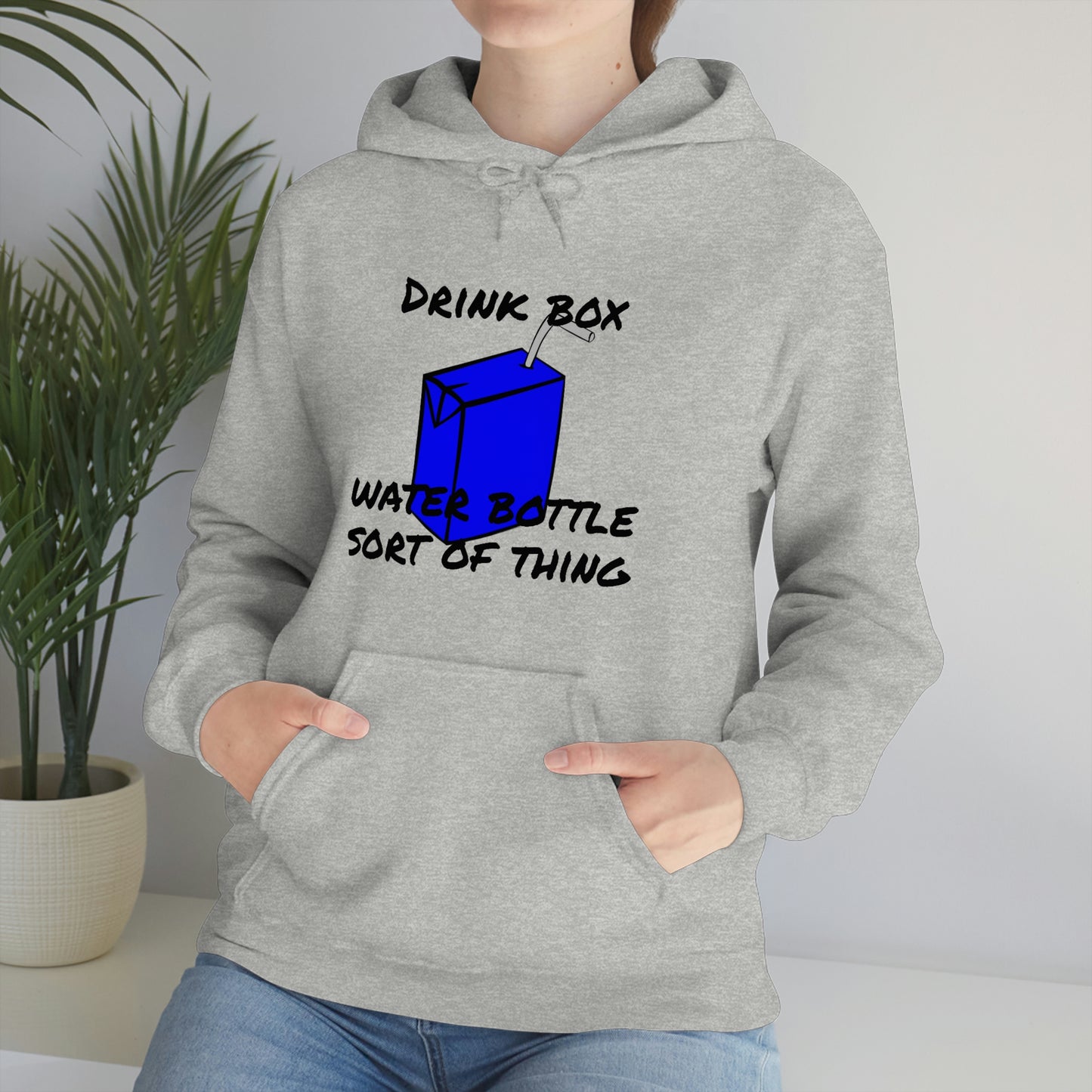 Drink Box Water Bottle Unisex Heavy Blend™ Hooded Sweatshirt