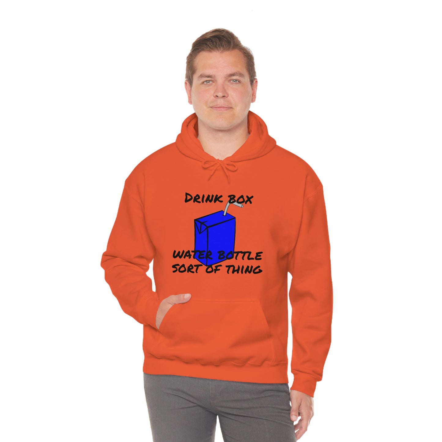 Drink Box Water Bottle Unisex Heavy Blend™ Hooded Sweatshirt