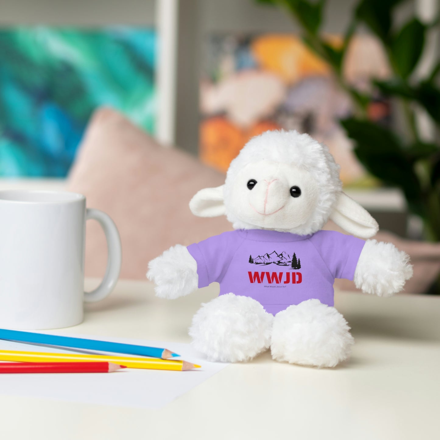 WWJD Stuffed Animals with Tee