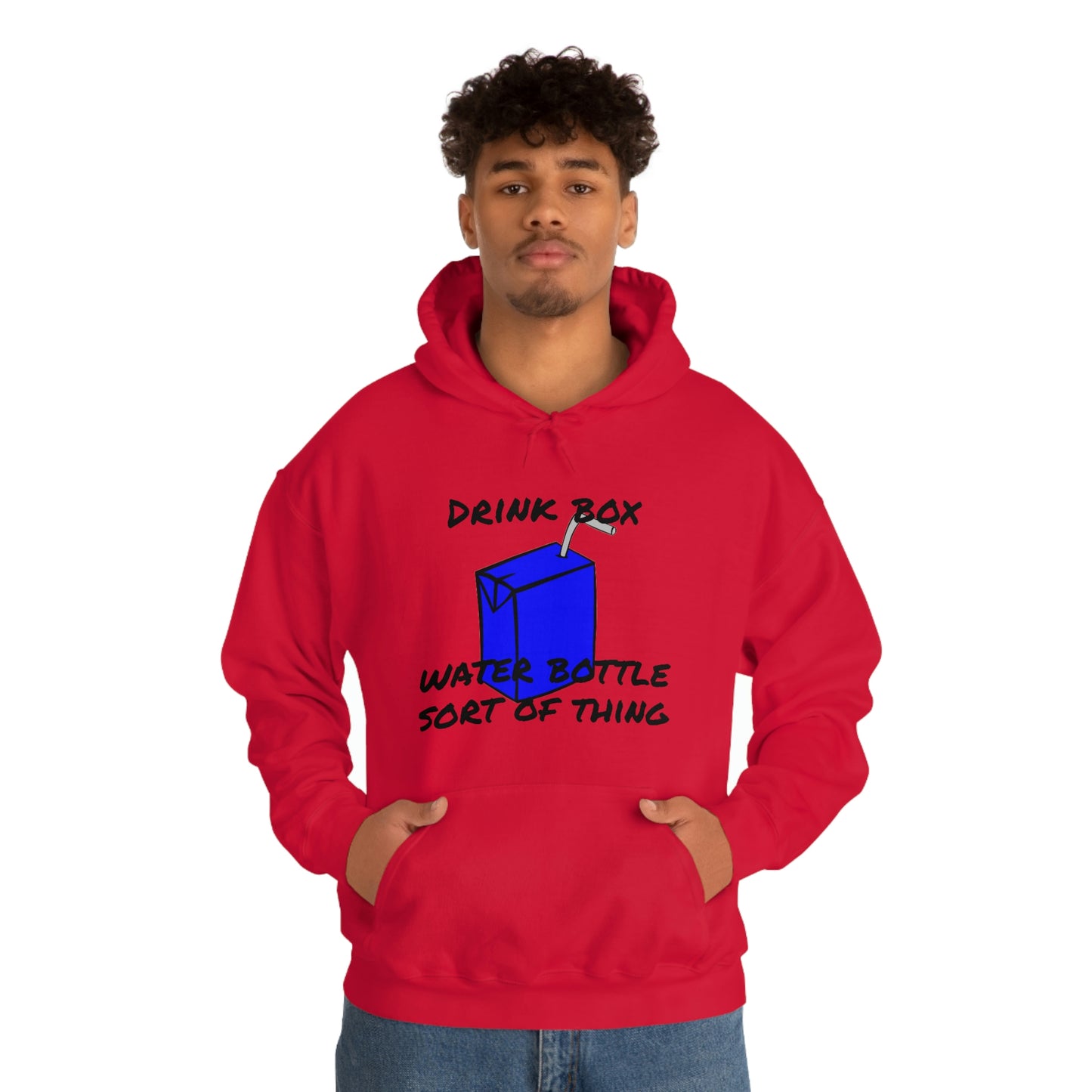 Drink Box Water Bottle Unisex Heavy Blend™ Hooded Sweatshirt