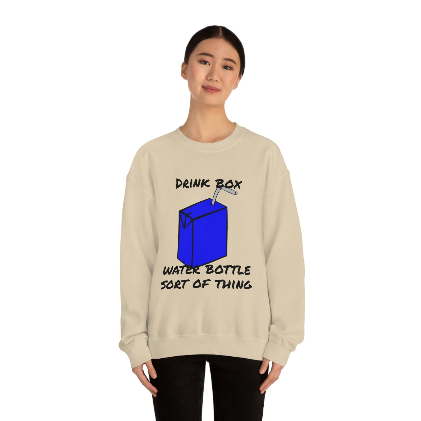 Drink Box Water Bottle Unisex Heavy Blend™ Crewneck Sweatshirt