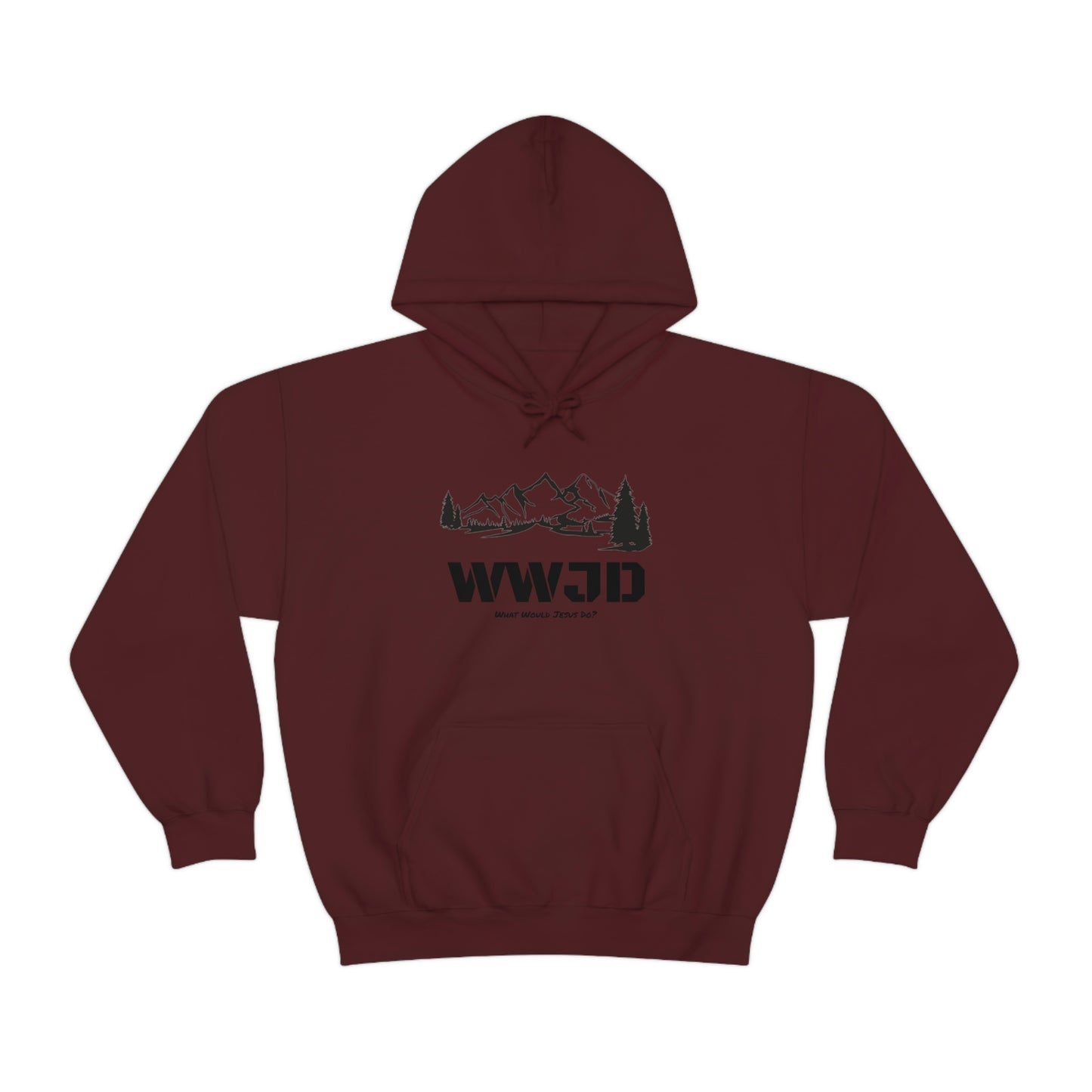 WWJD Unisex Heavy Blend™ Hooded Sweatshirt