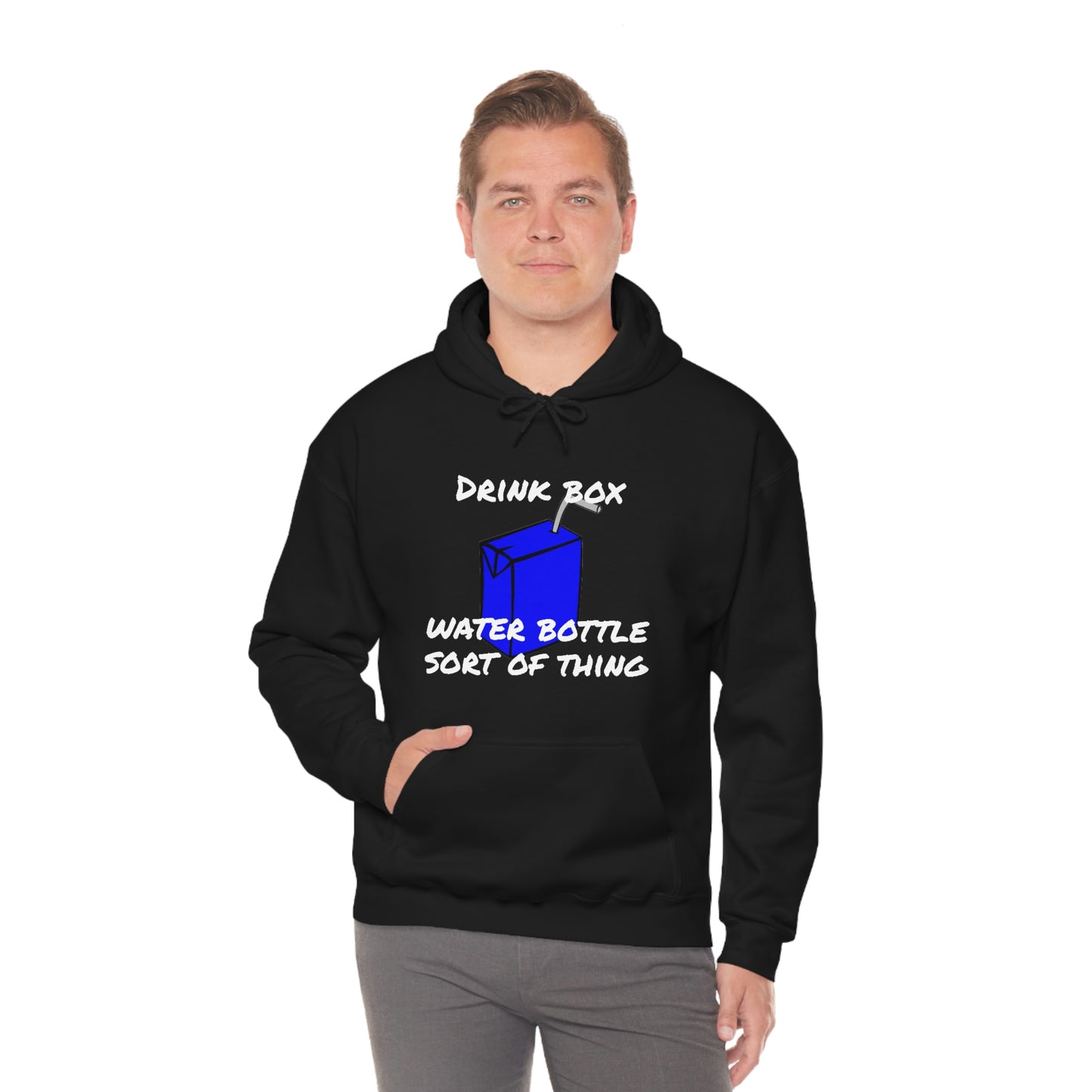 Drink Box Water Bottle Unisex Heavy Blend™ Hooded Sweatshirt