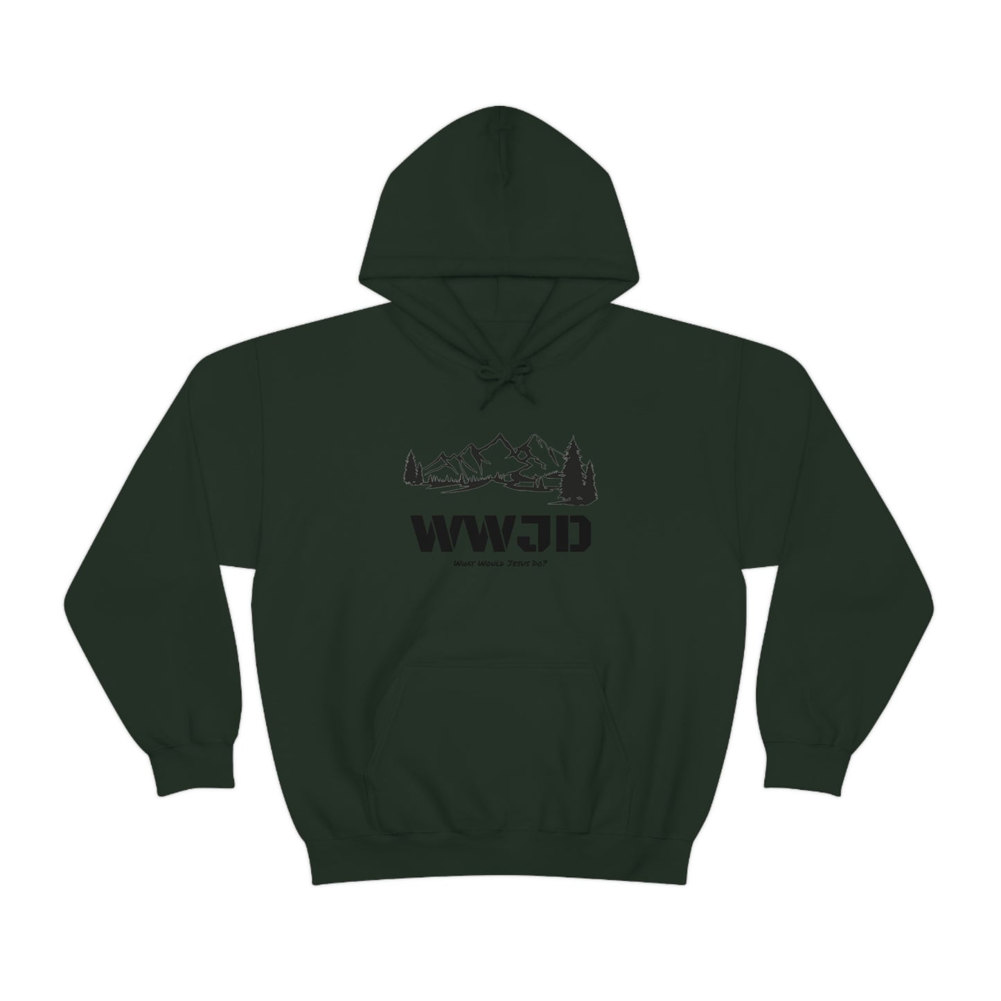 WWJD Unisex Heavy Blend™ Hooded Sweatshirt