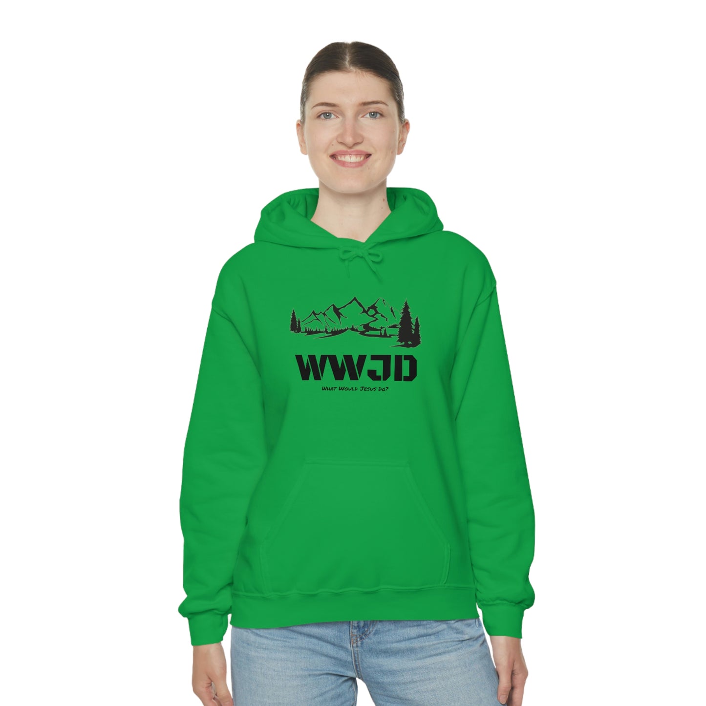 WWJD Unisex Heavy Blend™ Hooded Sweatshirt