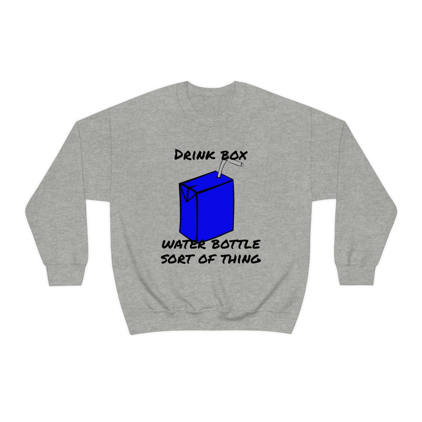 Drink Box Water Bottle Unisex Heavy Blend™ Crewneck Sweatshirt