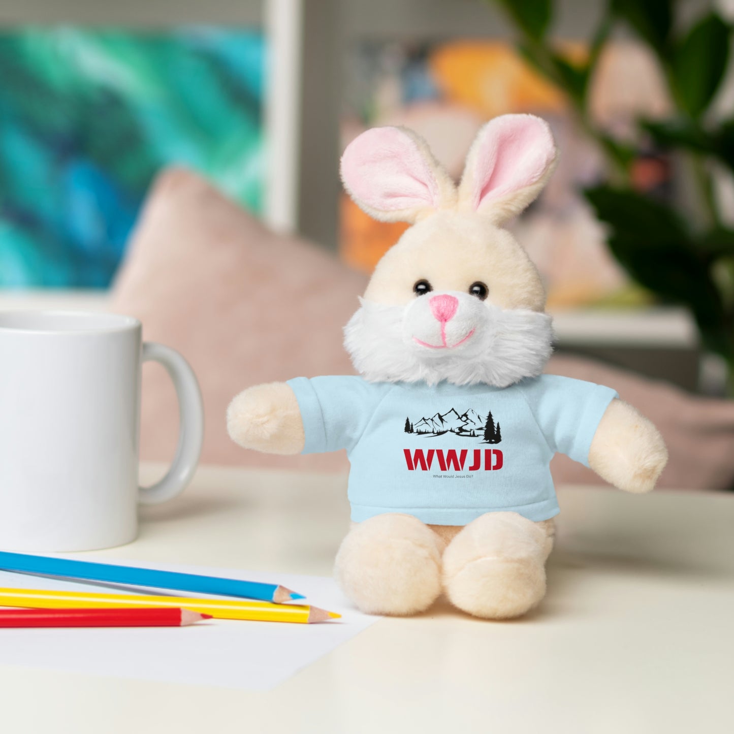 WWJD Stuffed Animals with Tee