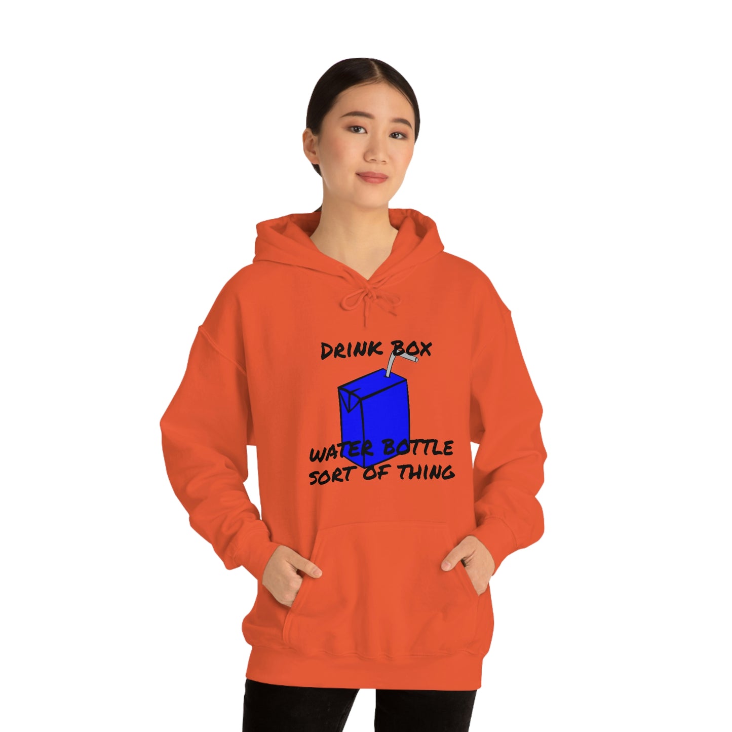 Drink Box Water Bottle Unisex Heavy Blend™ Hooded Sweatshirt