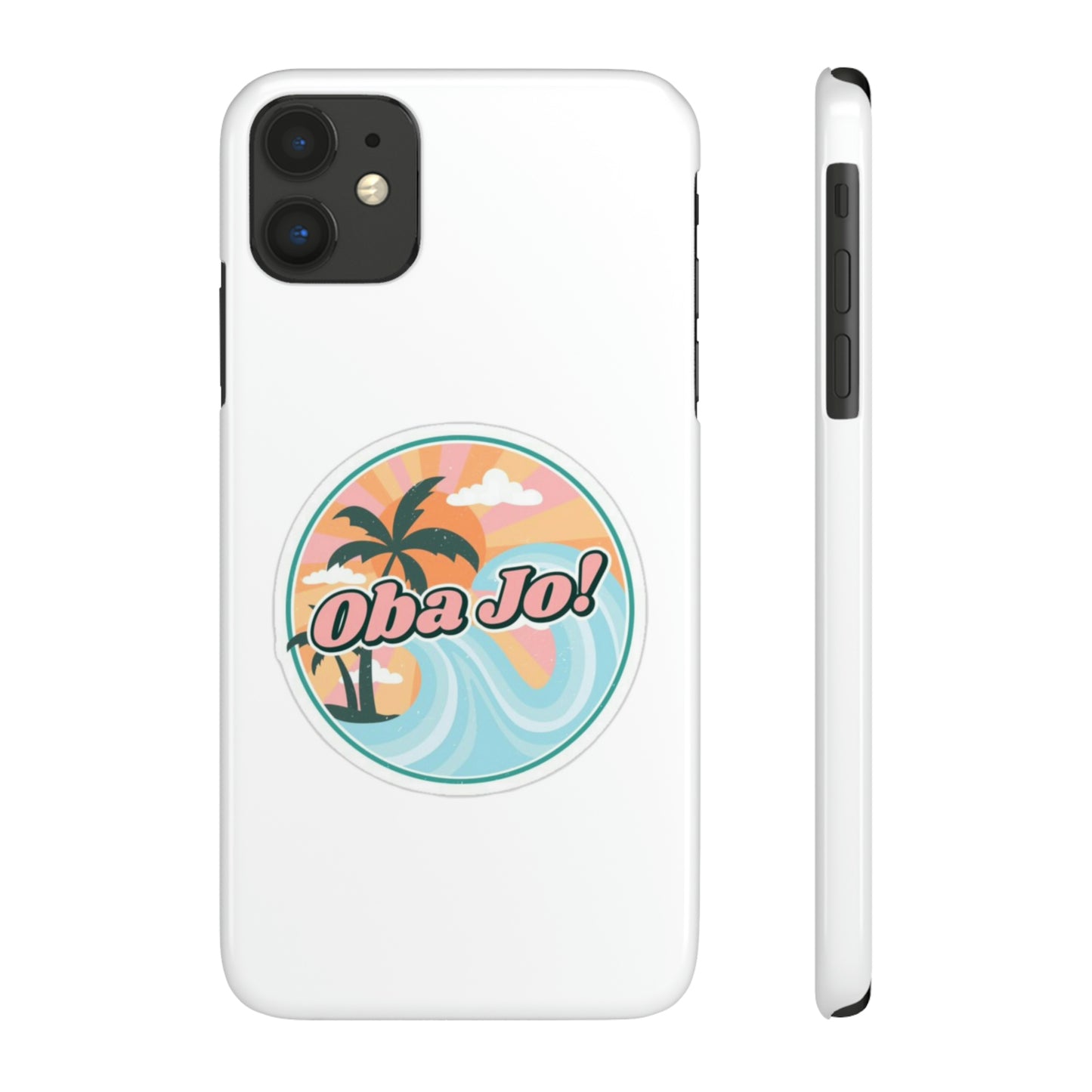 Oba Jo iPhone Slim Phone Cases