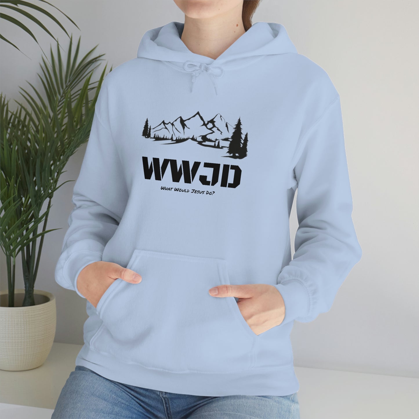 WWJD Unisex Heavy Blend™ Hooded Sweatshirt