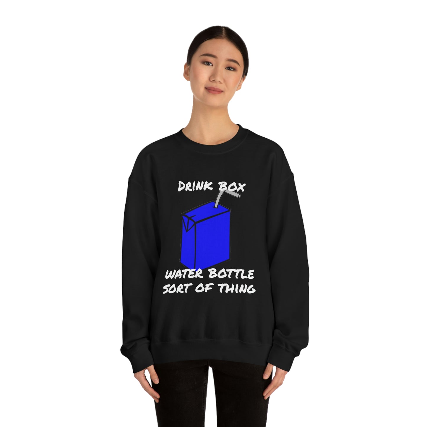 Drink Box Water Bottle Unisex Heavy Blend™ Crewneck Sweatshirt