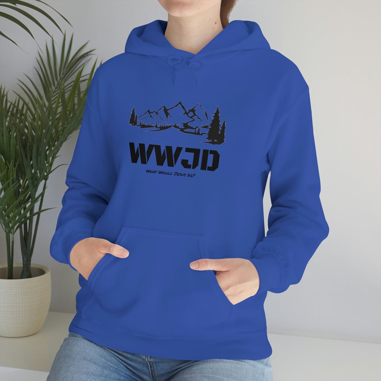 WWJD Unisex Heavy Blend™ Hooded Sweatshirt