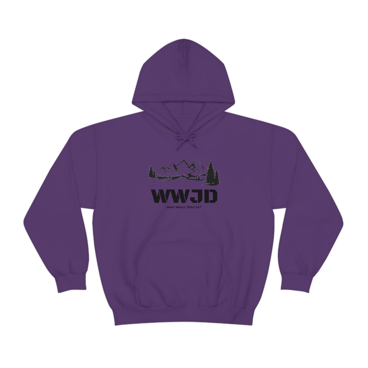 WWJD Unisex Heavy Blend™ Hooded Sweatshirt