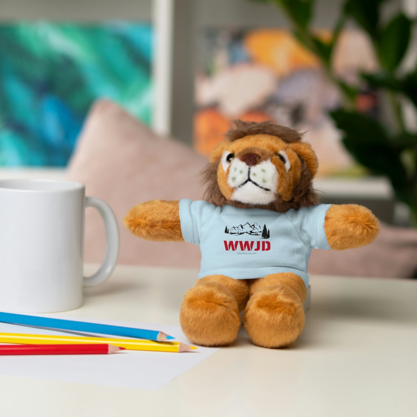 WWJD Stuffed Animals with Tee