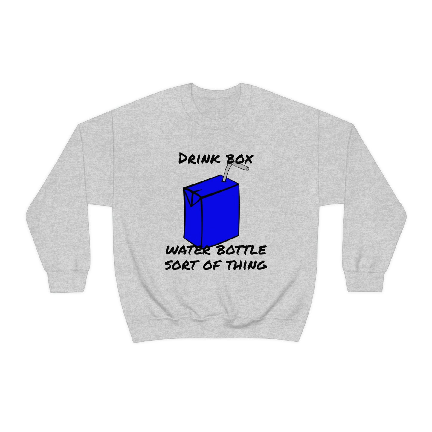 Drink Box Water Bottle Unisex Heavy Blend™ Crewneck Sweatshirt