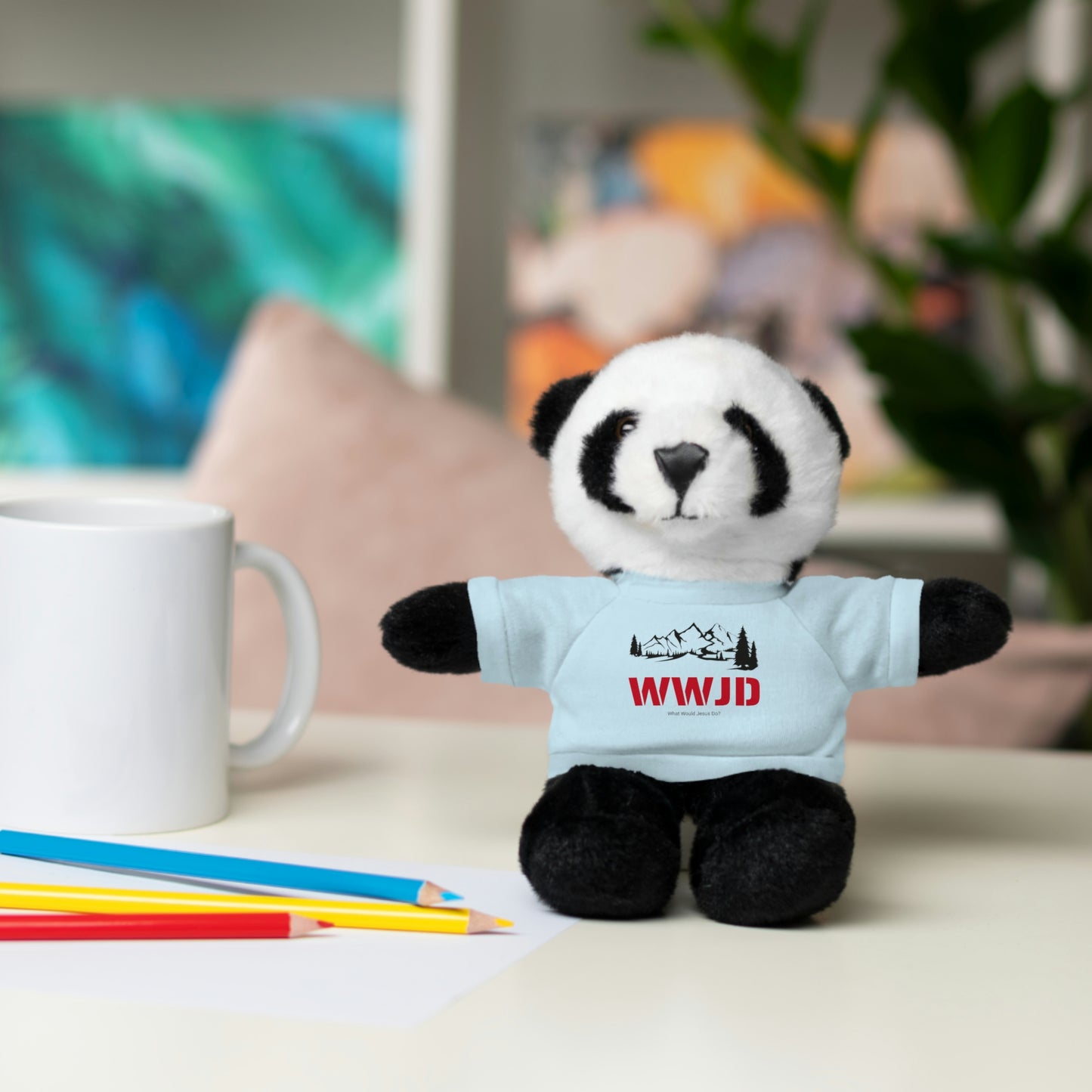 WWJD Stuffed Animals with Tee