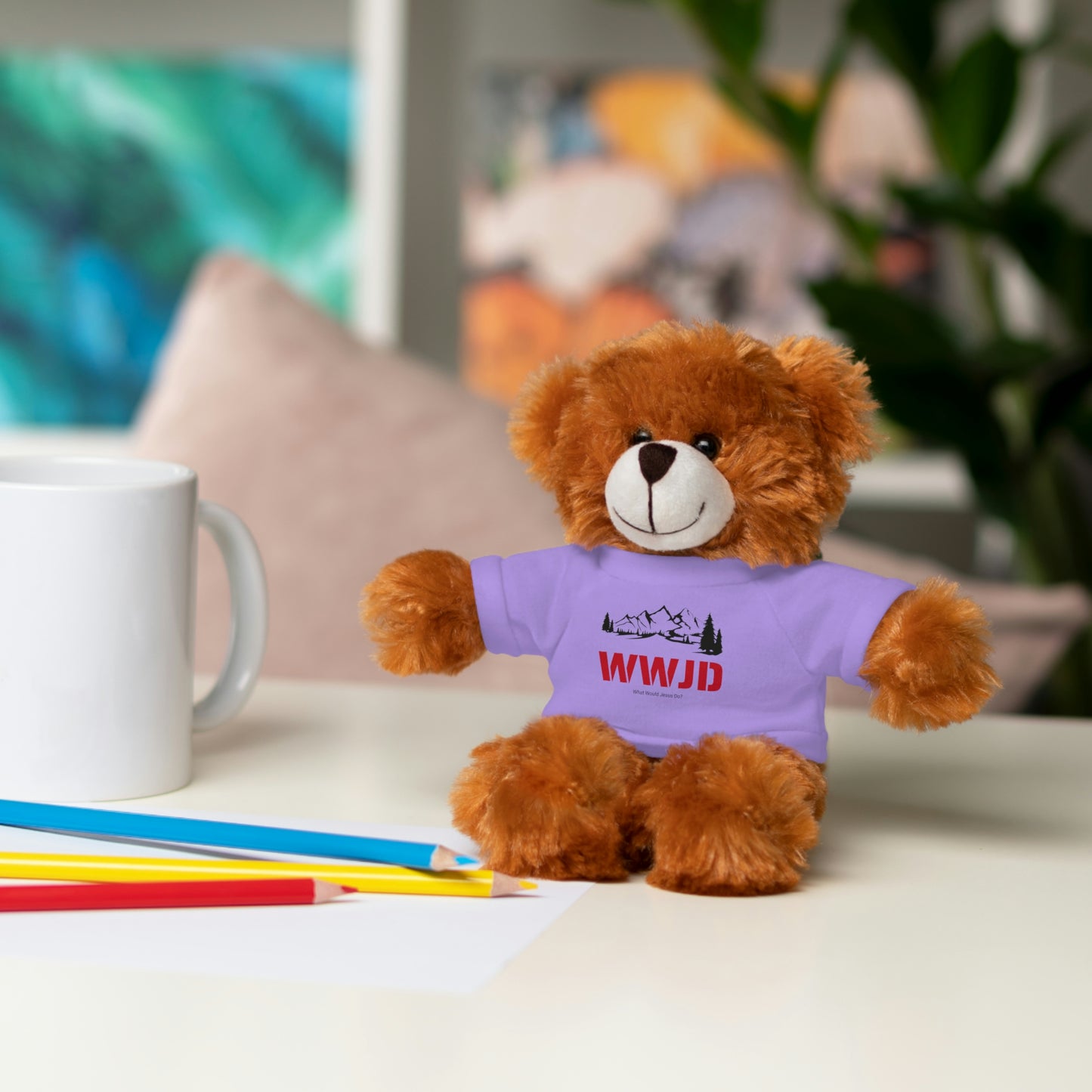 WWJD Stuffed Animals with Tee