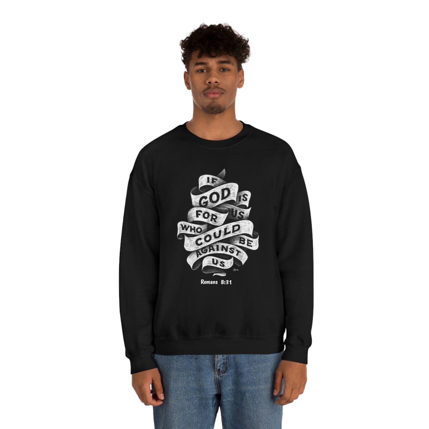 If God Is For Us Unisex Heavy Blend™ Crewneck Sweatshirt