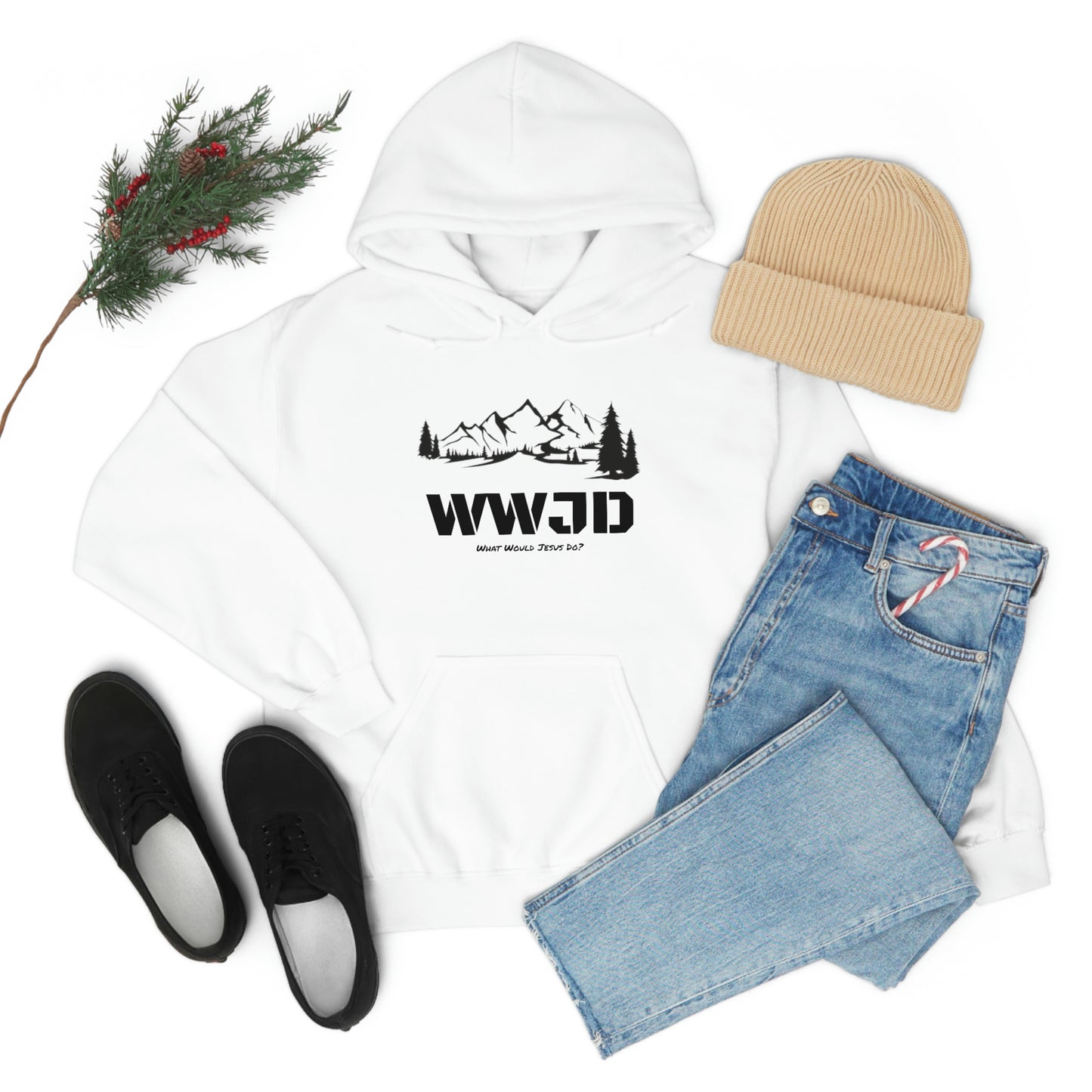 WWJD Unisex Heavy Blend™ Hooded Sweatshirt